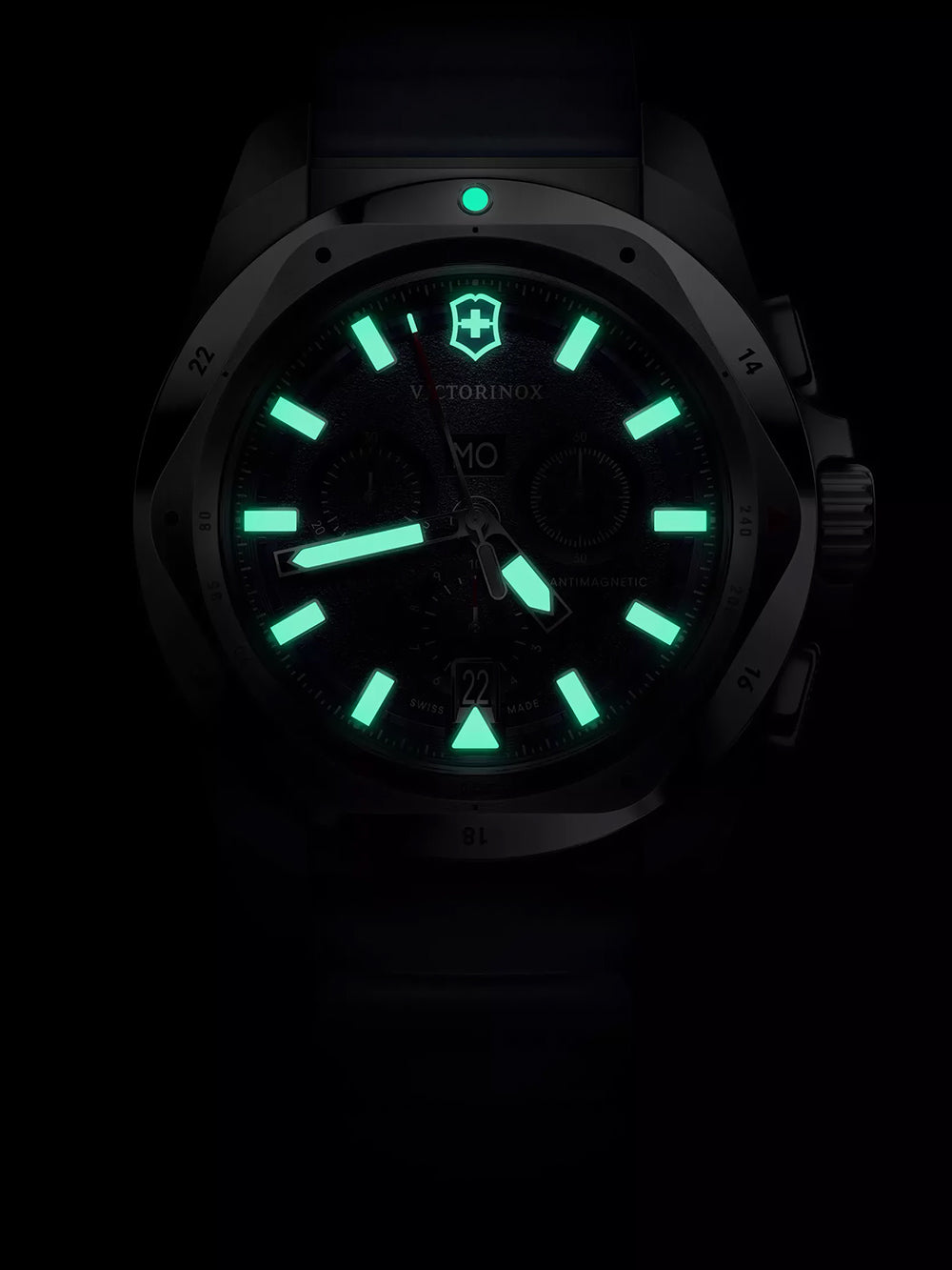 Victorinox 241984 vyriškas laikrodis I.N.O.X Chronograph 43mm 20ATM