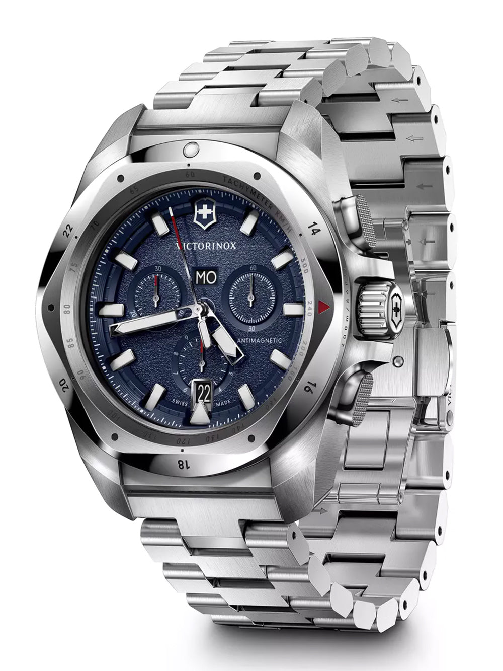 Victorinox 241985 vyriškas laikrodis I.N.O.X Chronograph 43mm 20ATM