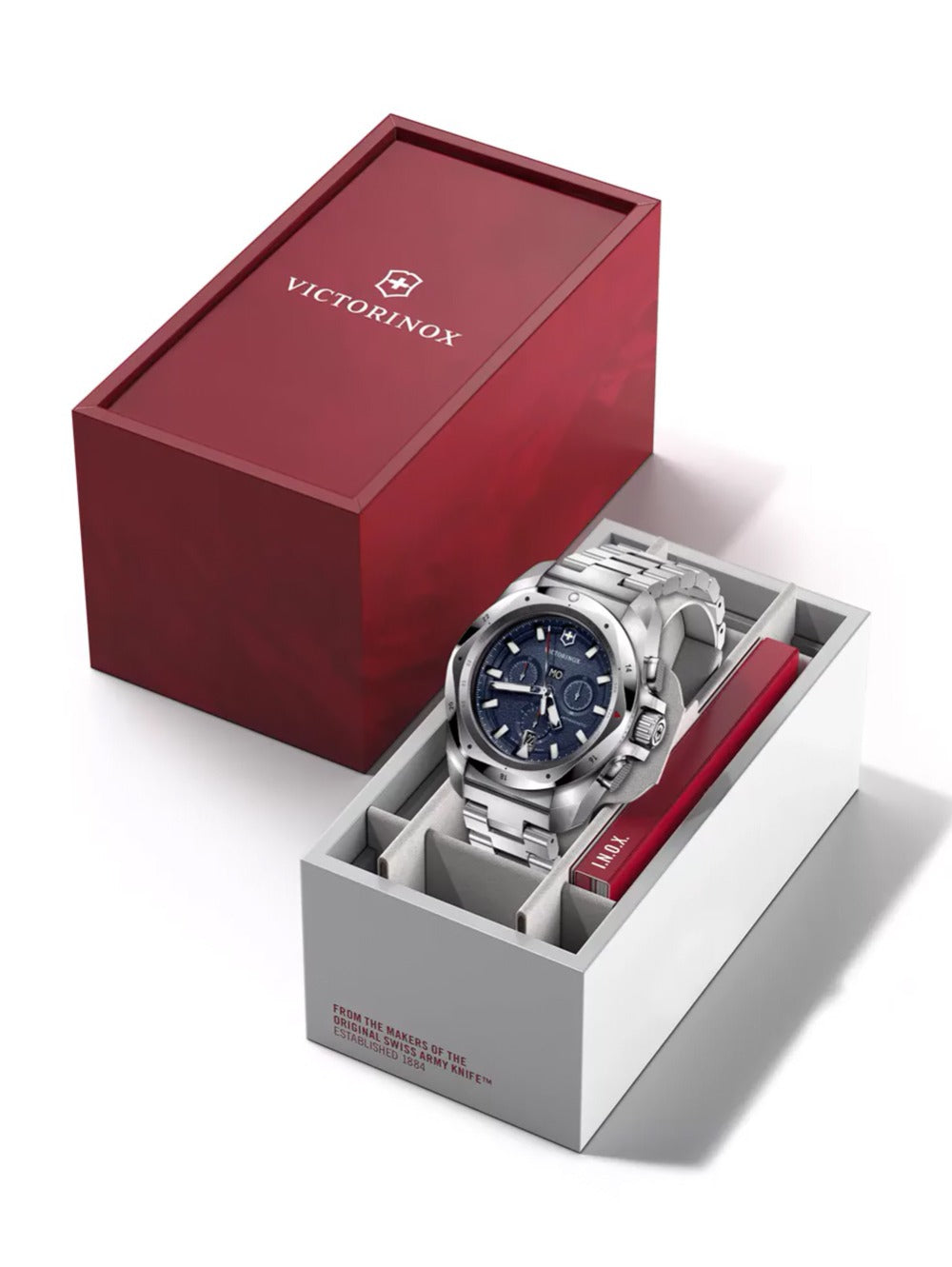 Victorinox 241985 vyriškas laikrodis I.N.O.X Chronograph 43mm 20ATM