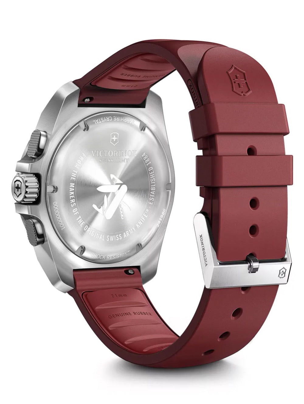 Victorinox 241986 vyriškas laikrodis I.N.O.X Chronograph 43mm 20ATM