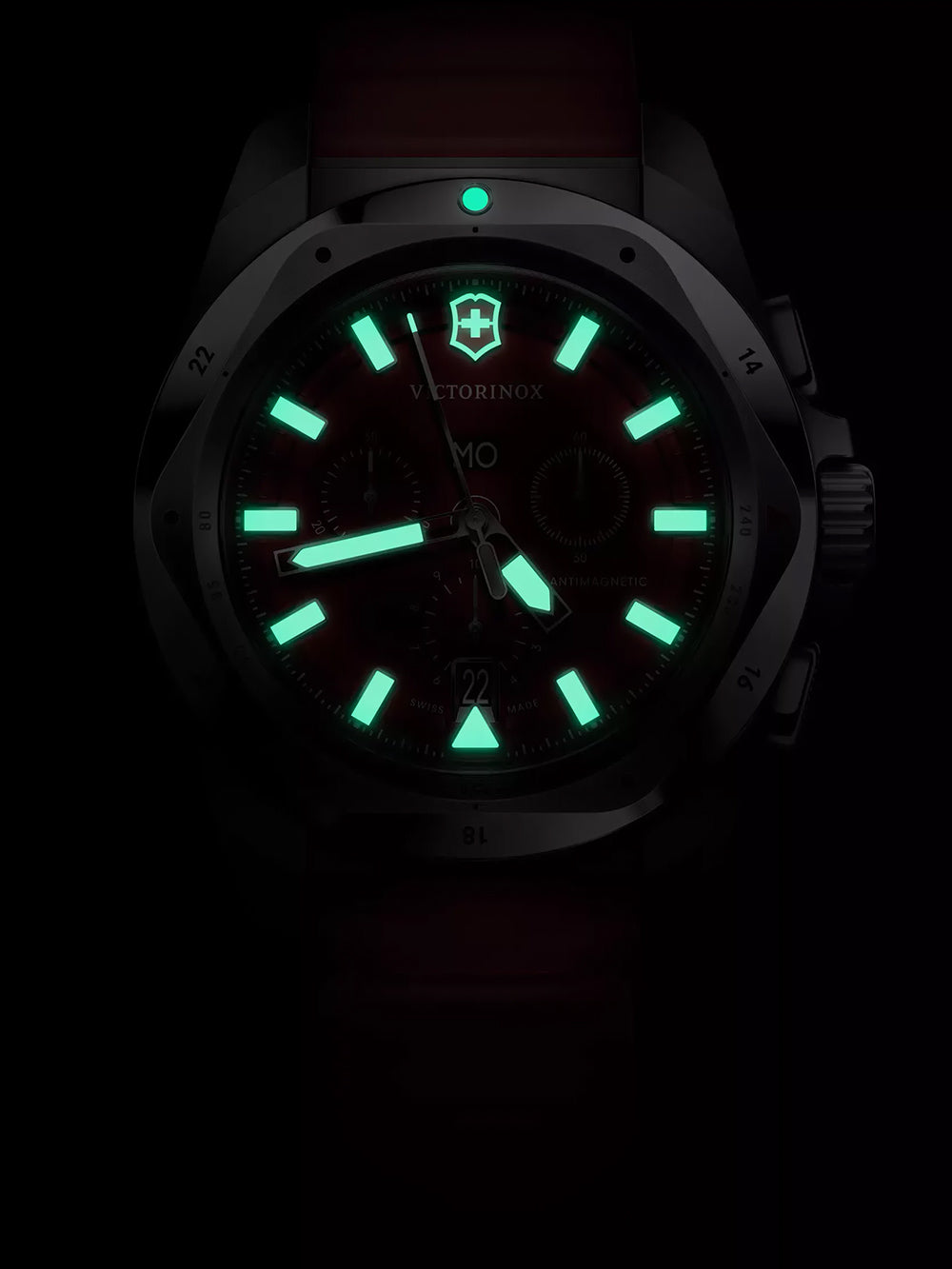 Victorinox 241986 vyriškas laikrodis I.N.O.X Chronograph 43mm 20ATM