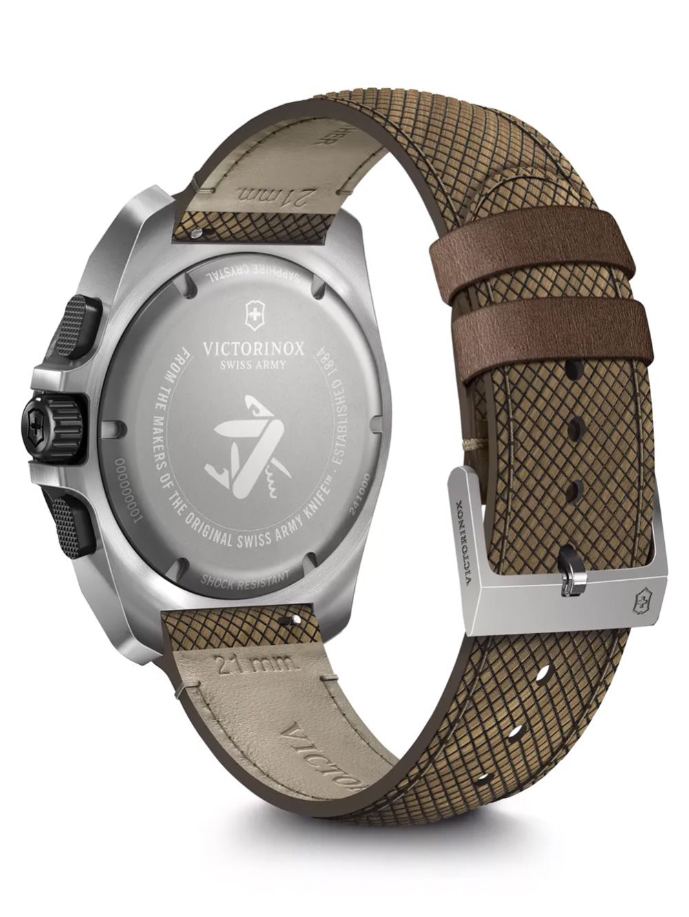 Victorinox 241988.1 vyriškas laikrodis I.N.O.X Titanium Chronograph 43mm 20ATM