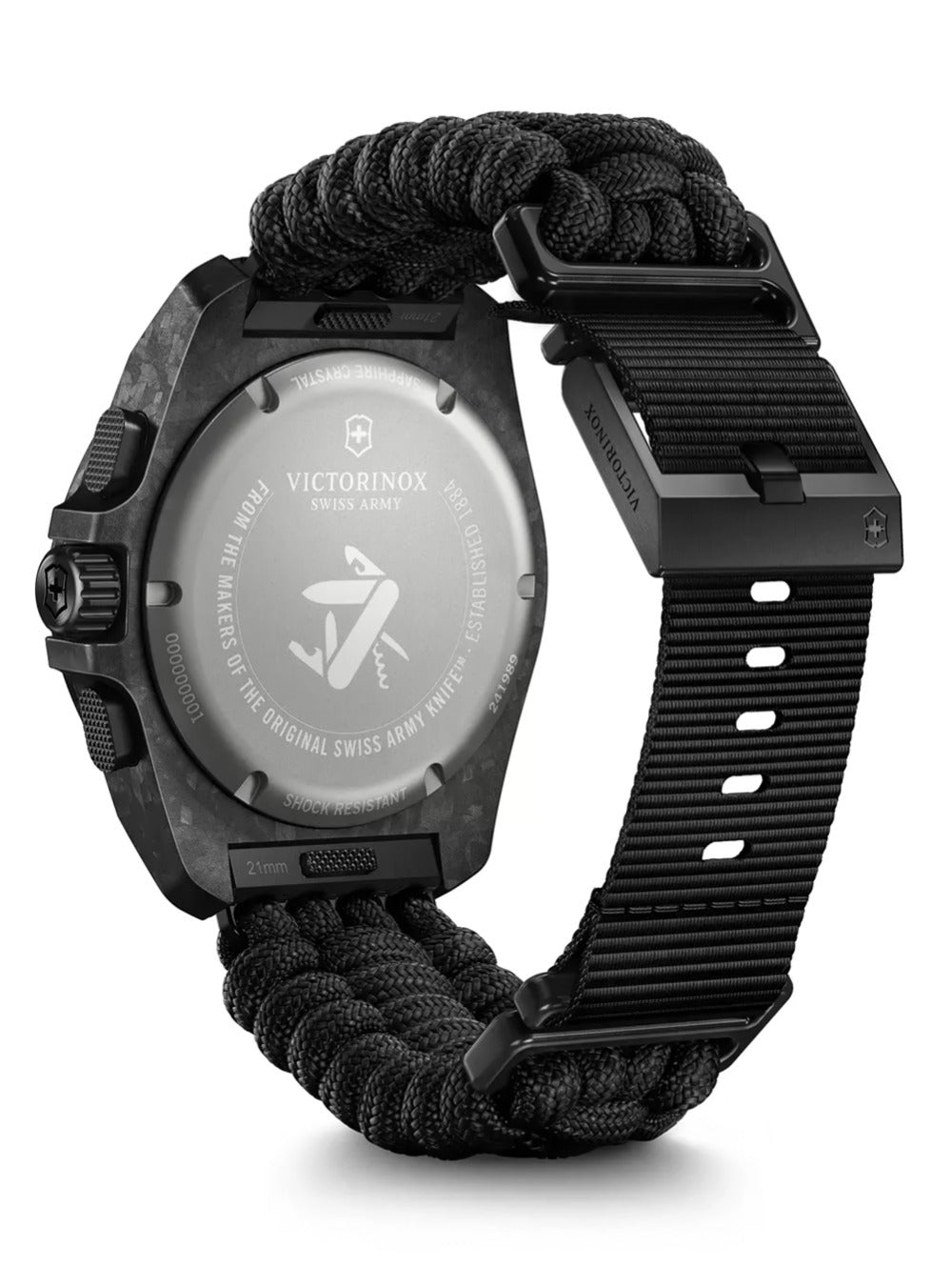 Victorinox 241989.1 vyriškas laikrodis I.N.O.X Carbon Chronograph 43mm 20ATM