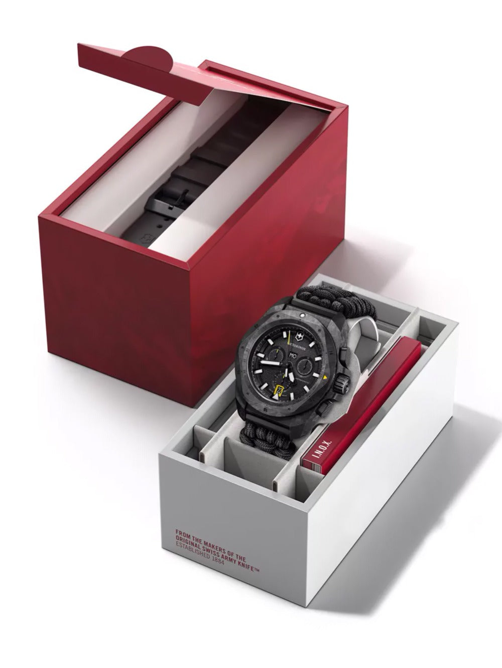 Victorinox 241989.1 vyriškas laikrodis I.N.O.X Carbon Chronograph 43mm 20ATM