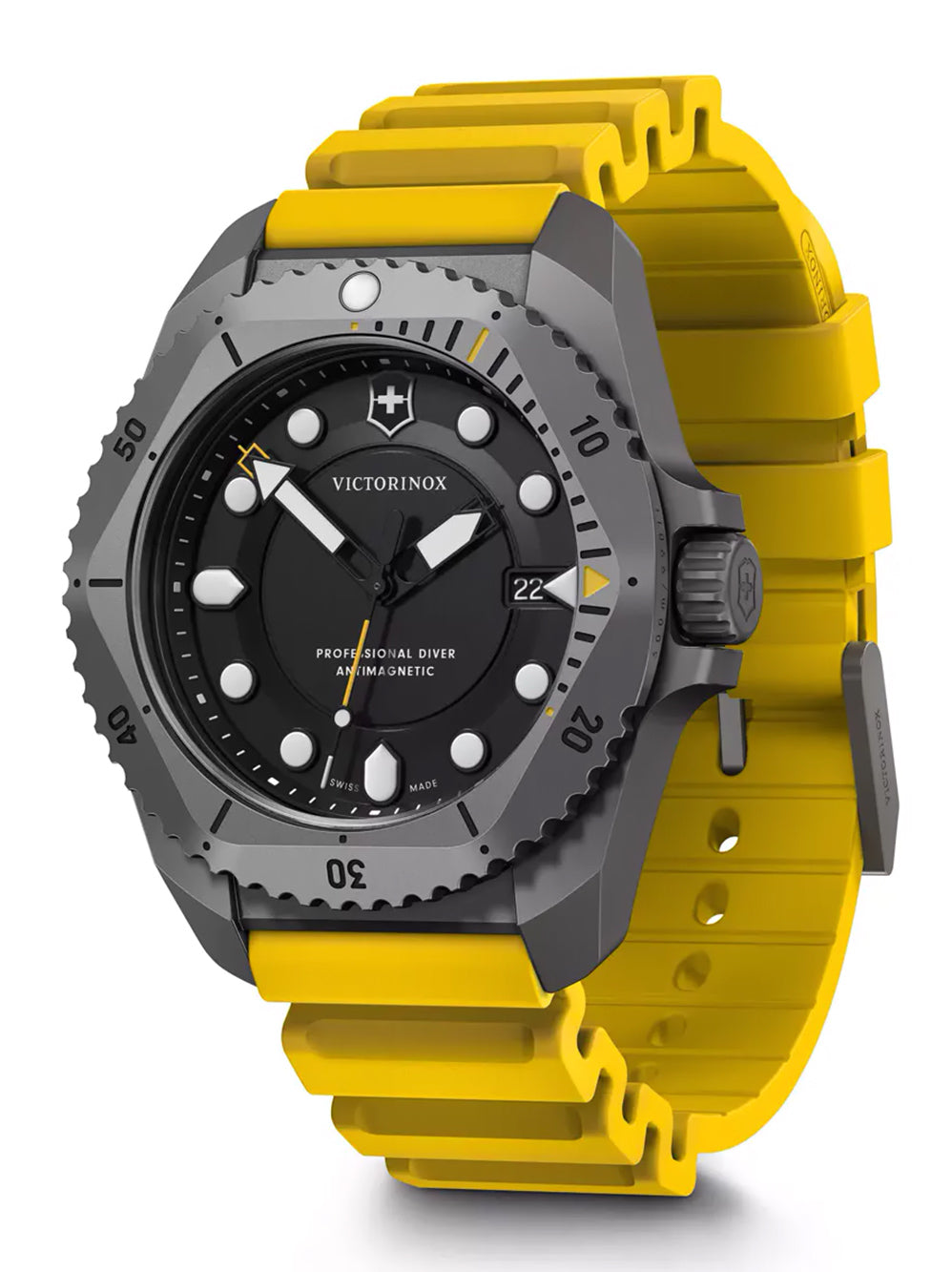 Victorinox 241992 vyriškas laikrodis Dive Pro Quartz Titanium 43mm 30ATM