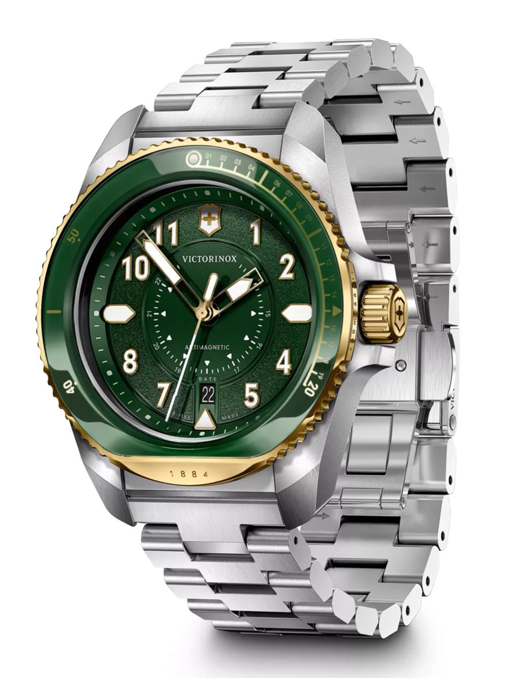 Victorinox 242012 vyriškas laikrodis Journey 1884 Quartz 43mm 20ATM