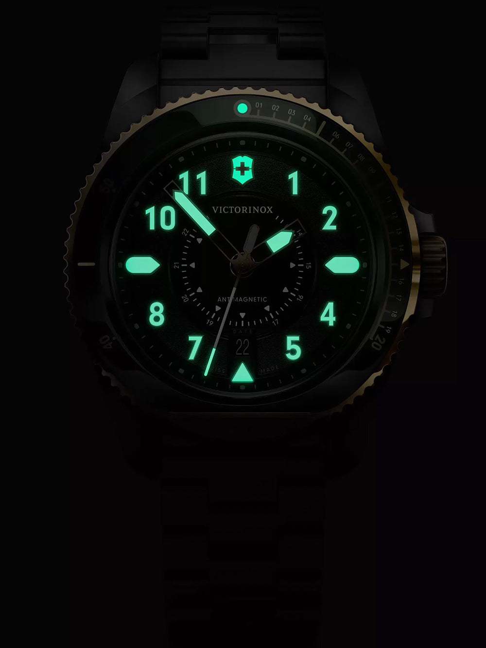 Victorinox 242012 vyriškas laikrodis Journey 1884 Quartz 43mm 20ATM