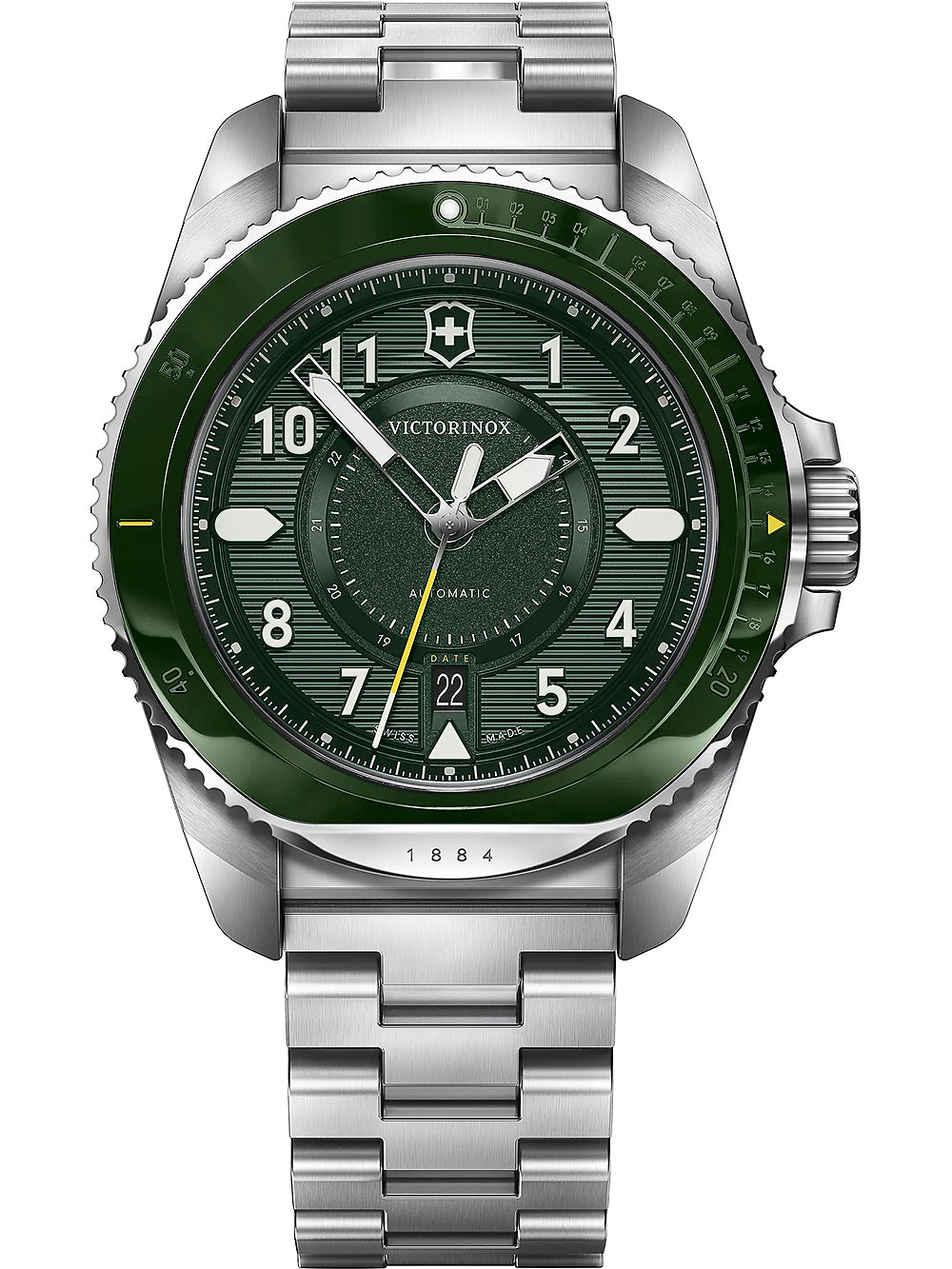 Victorinox 242015 vyriškas laikrodis Journey 1884 Automatic 43mm 20ATM