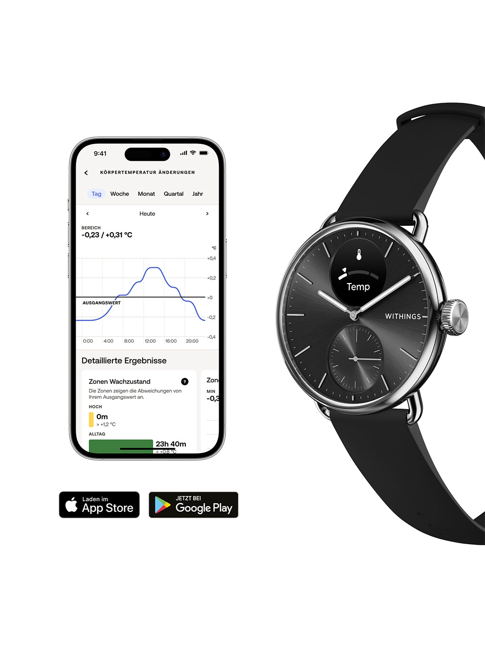 Withings HWA10-model 1-All-Int Scanlaikrodis 2 Black 38 mm 5ATM