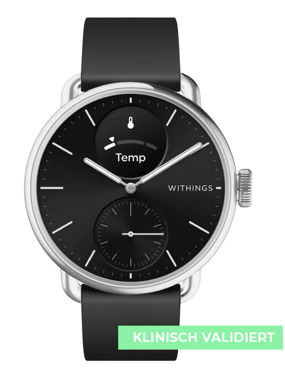Withings HWA10-model 1-All-Int Scanlaikrodis 2 Black 38 mm 5ATM