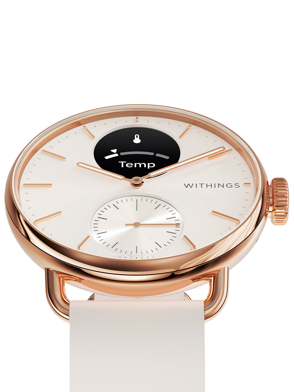 Withings HWA10-model 3-All-Int Scanlaikrodis 2 Sand 38 mm 5ATM