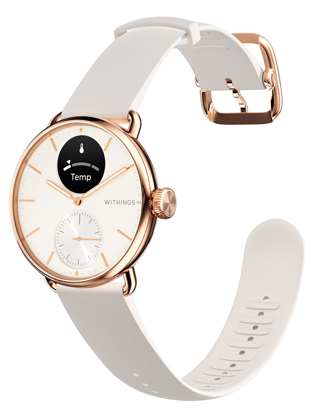 Withings HWA10-model 3-All-Int Scanlaikrodis 2 Sand 38 mm 5ATM