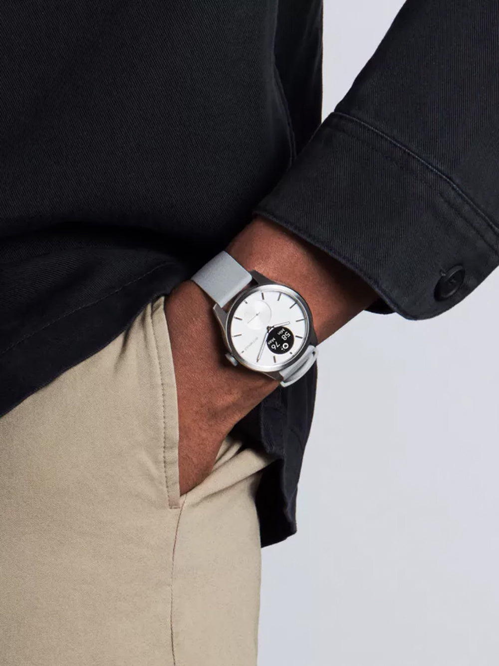 Withings HWA10-model 5-All-Int Scanlaikrodis 2 White 42 mm 5ATM