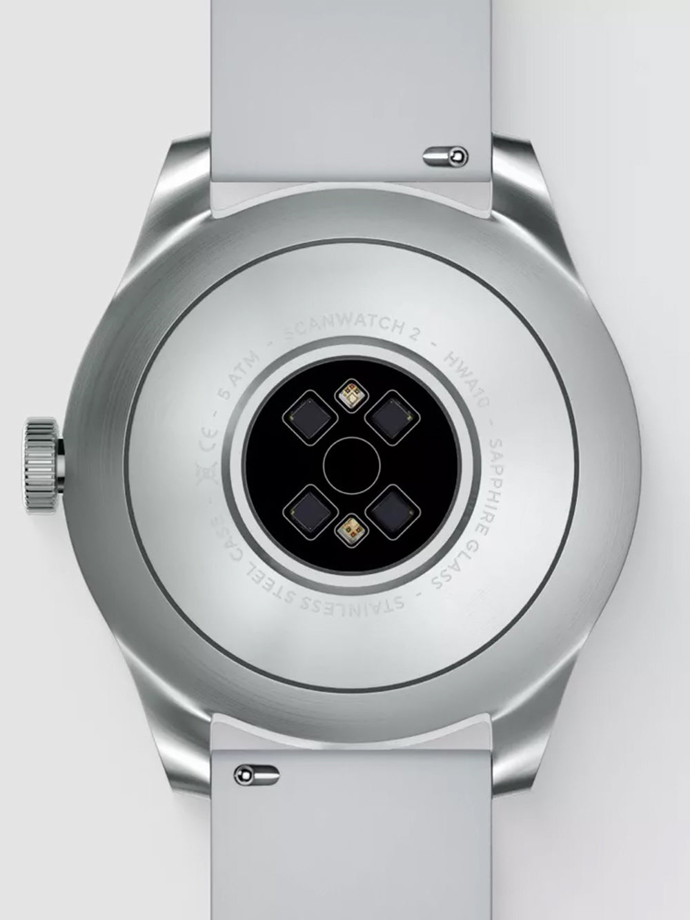Withings HWA10-model 5-All-Int Scanlaikrodis 2 White 42 mm 5ATM