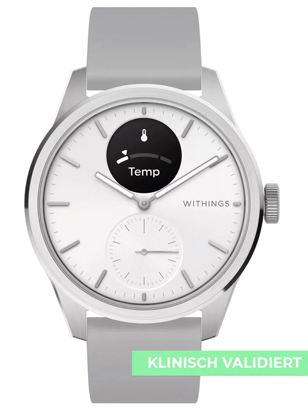 Withings HWA10-model 5-All-Int Scanlaikrodis 2 White 42 mm 5ATM