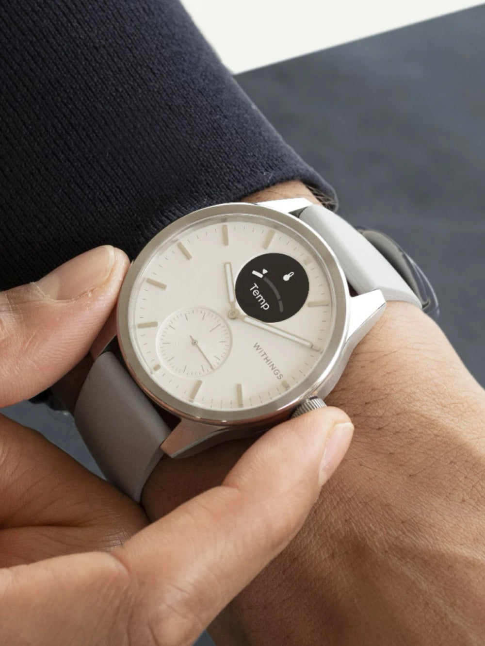 Withings HWA10-model 5-All-Int Scanlaikrodis 2 White 42 mm 5ATM