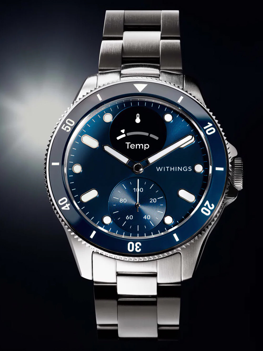 Withings HWA10-model 7-All-Int Scanlaikrodis Nova Blue 43mm 10ATM