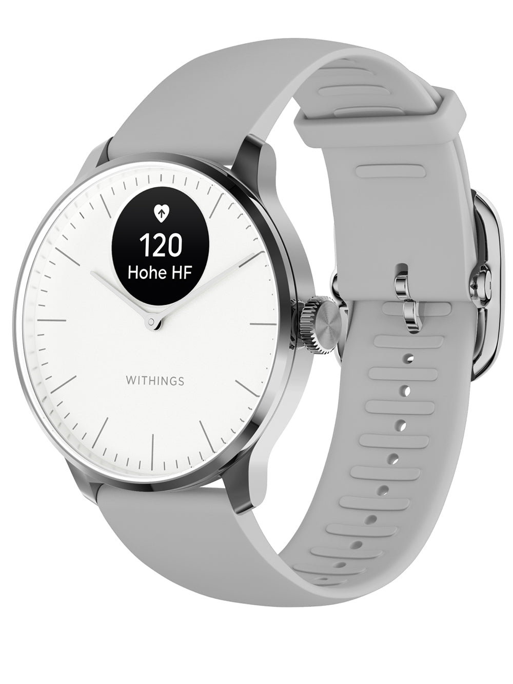 Withings HWA11-model 3-All-Int Scanlaikrodis Light White 37 mm 5ATM