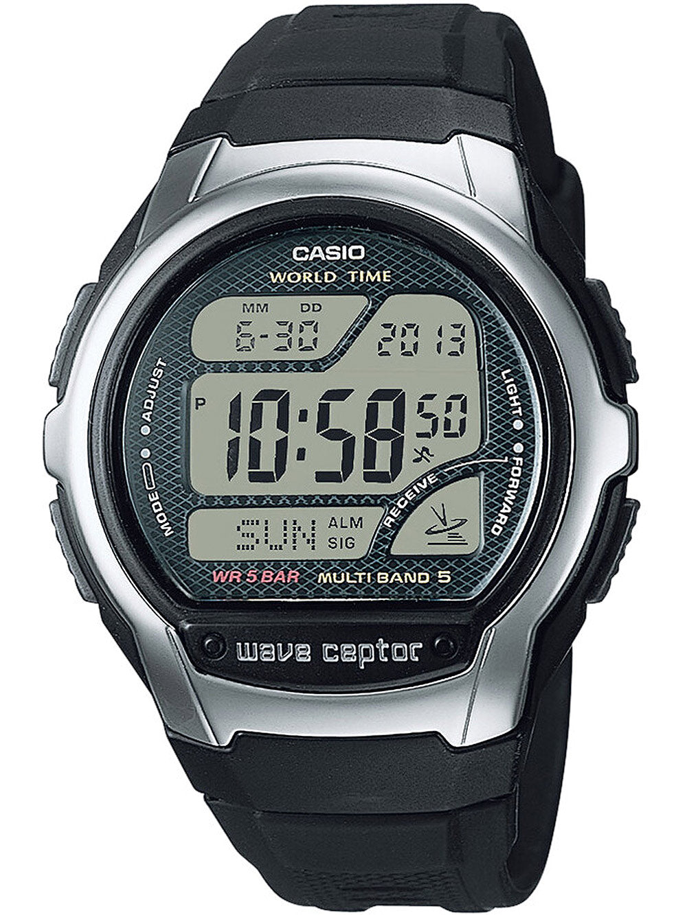 Casio WV-58R-1AEF Collection radio controlled vyriškas laikrodis 44mm 5ATM