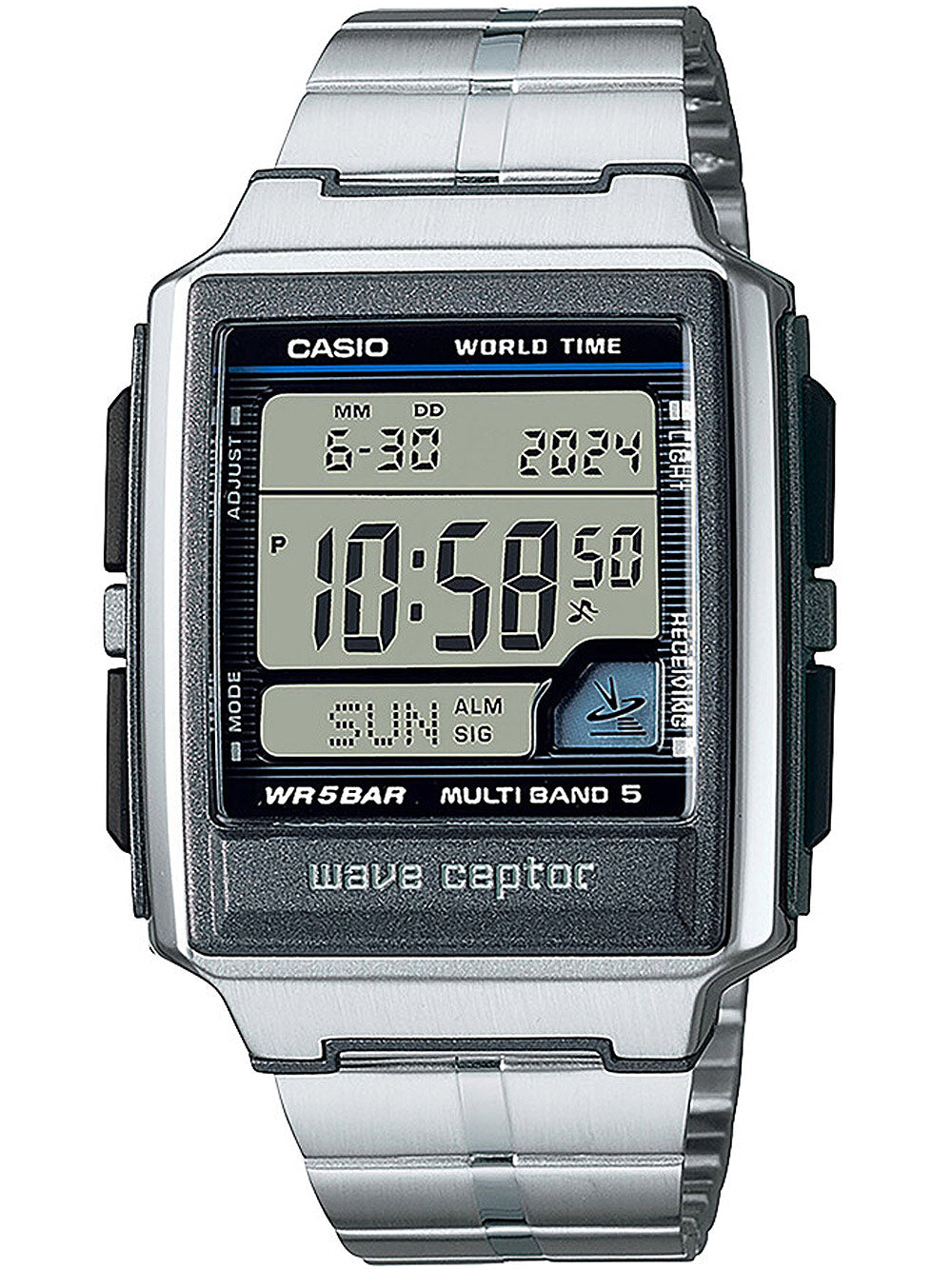 Casio WV-59RD-1AEF Collection radio controlled vyriškas laikrodis 34mm 5ATM