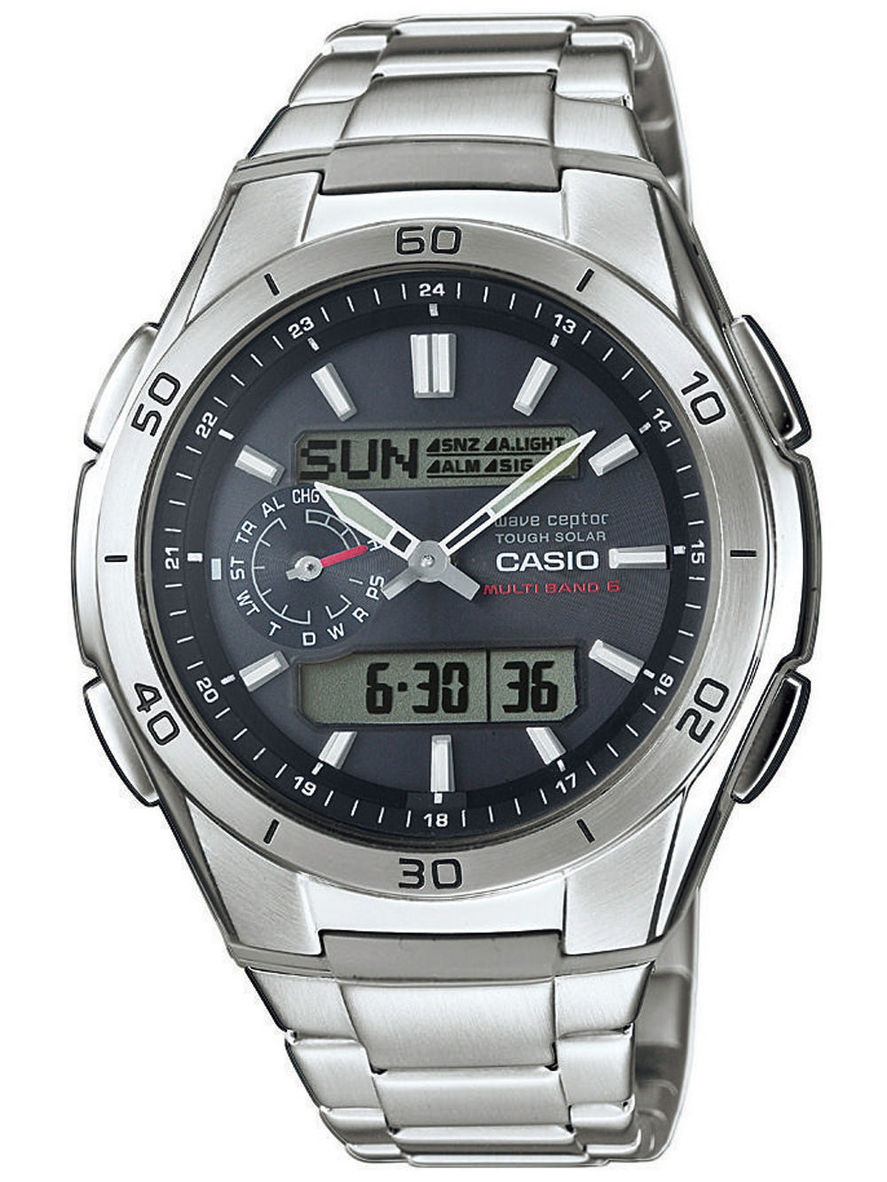 CASIO WVA-M650D-1AER Radio Controlled Solar 44mm 10 ATM