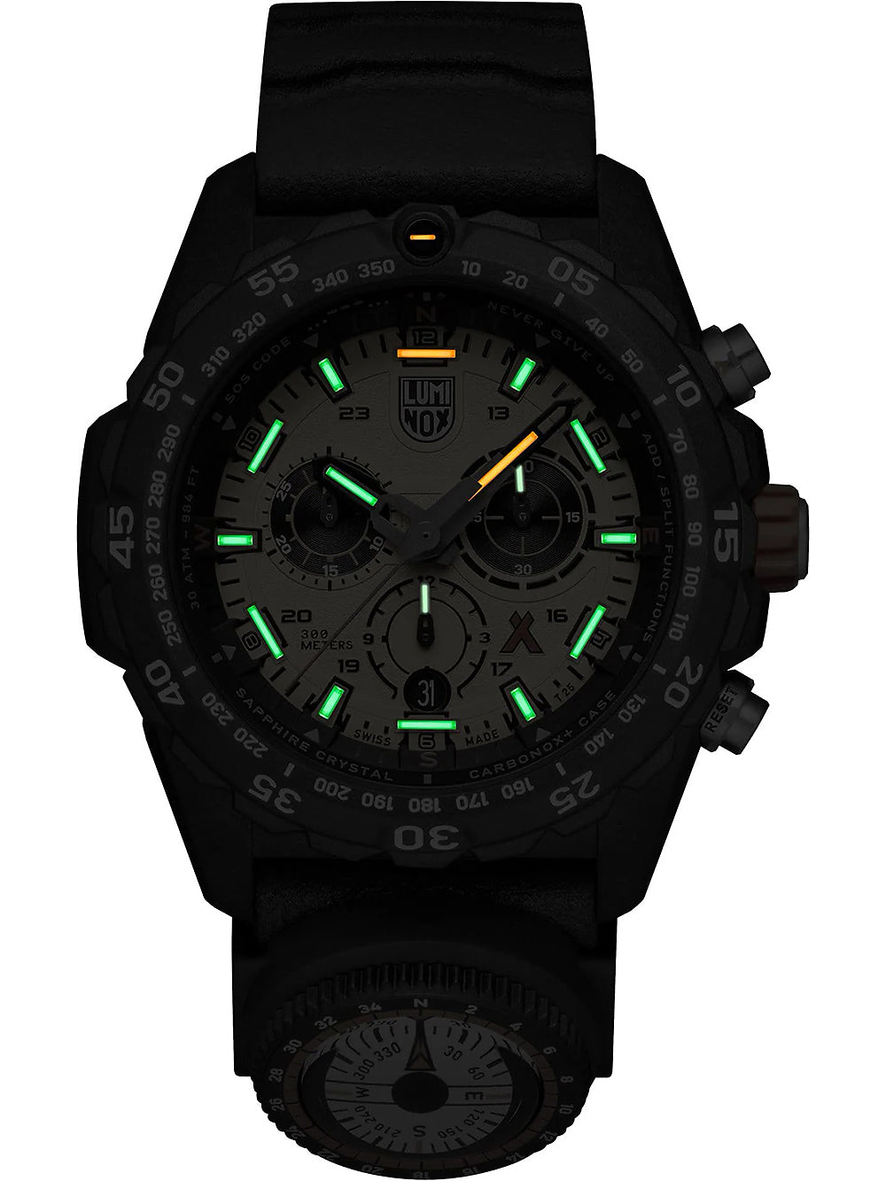 Luminox XB.3745 vyriškas laikrodis Bear Grylls Survival Chronograph 45mm 30ATM