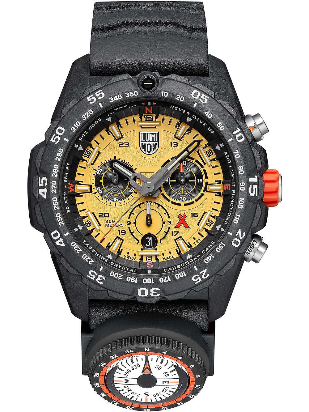 Luminox XB.3745 vyriškas laikrodis Bear Grylls Survival Chronograph 45mm 30ATM