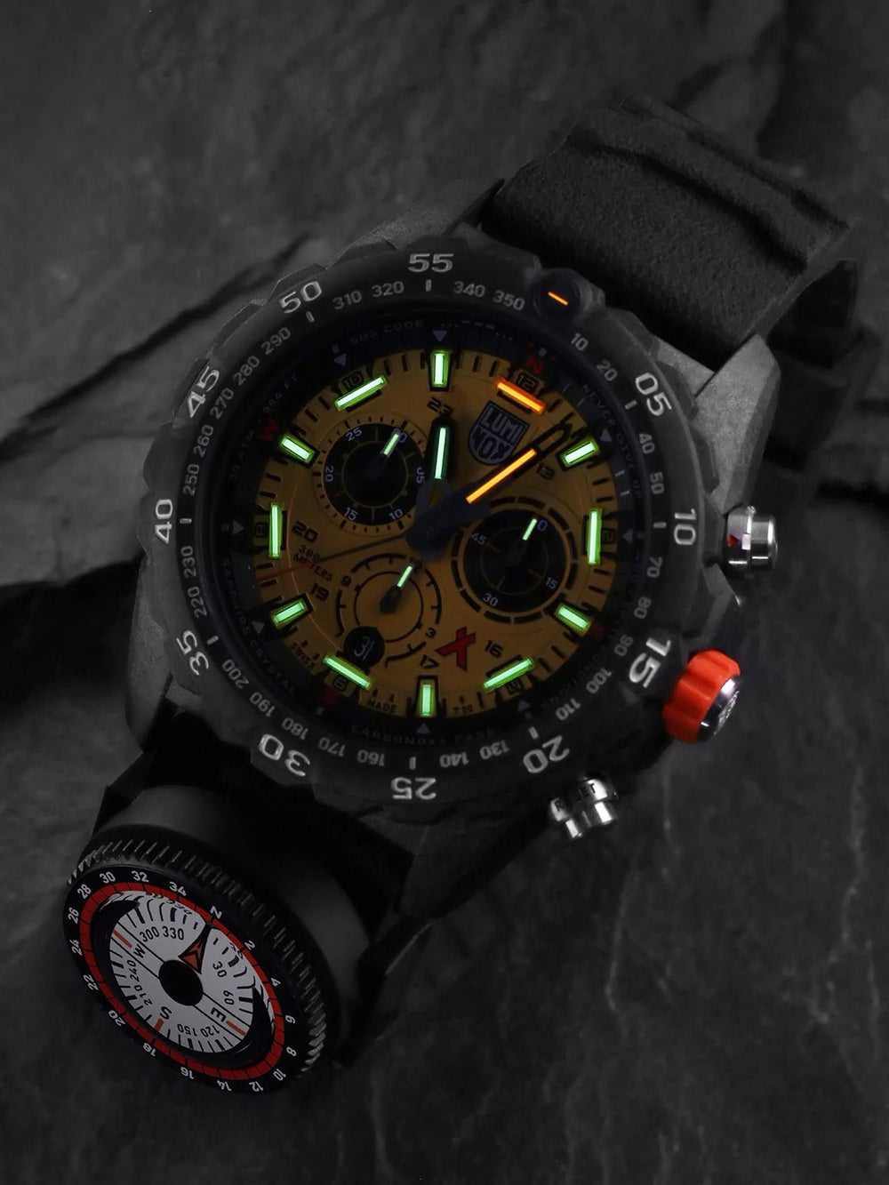 Luminox XB.3745 vyriškas laikrodis Bear Grylls Survival Chronograph 45mm 30ATM