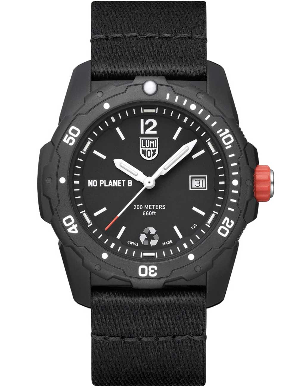Luminox XB.3722.ECO vyriškas laikrodis Bear Grylls Survival Eco No Planet B 42mm 20ATM