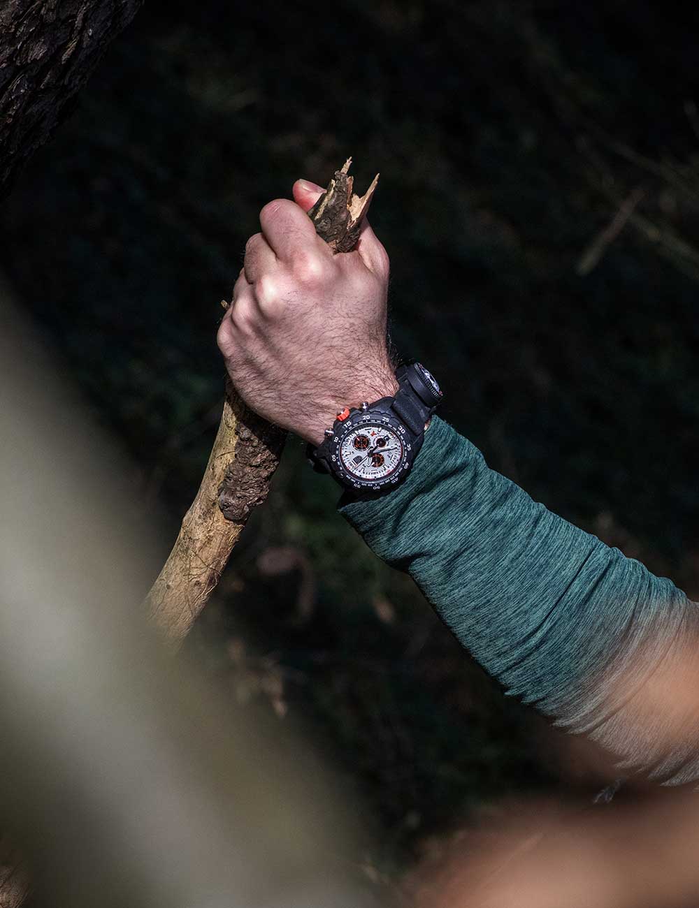 Luminox XB.3748 vyriškas laikrodis Bear Grylls Survival Master Chronograh 45mm 30ATM