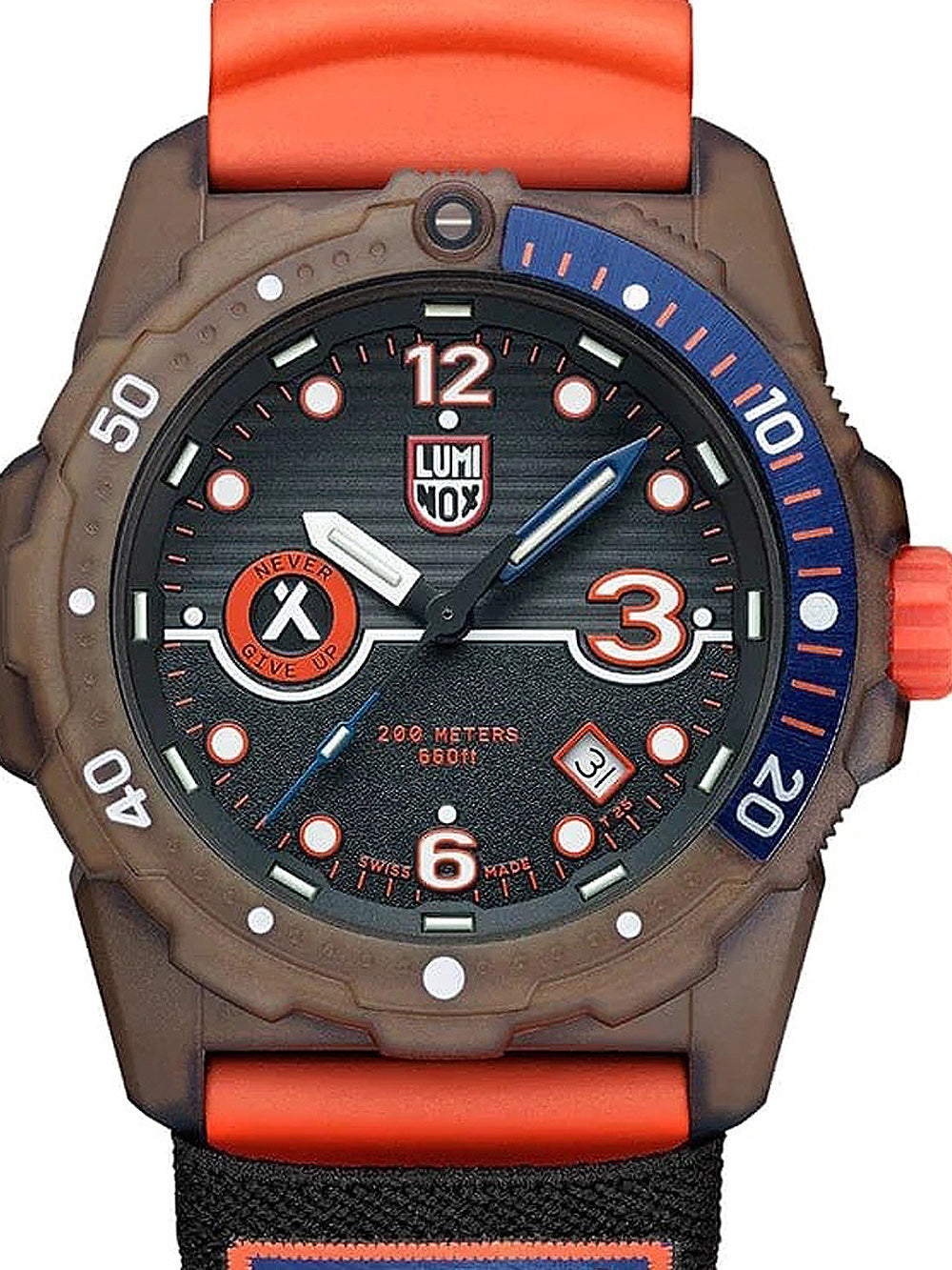 Luminox XB.3729.ECO Bear Grylls Survival vyriškas laikrodis 42mm 20ATM