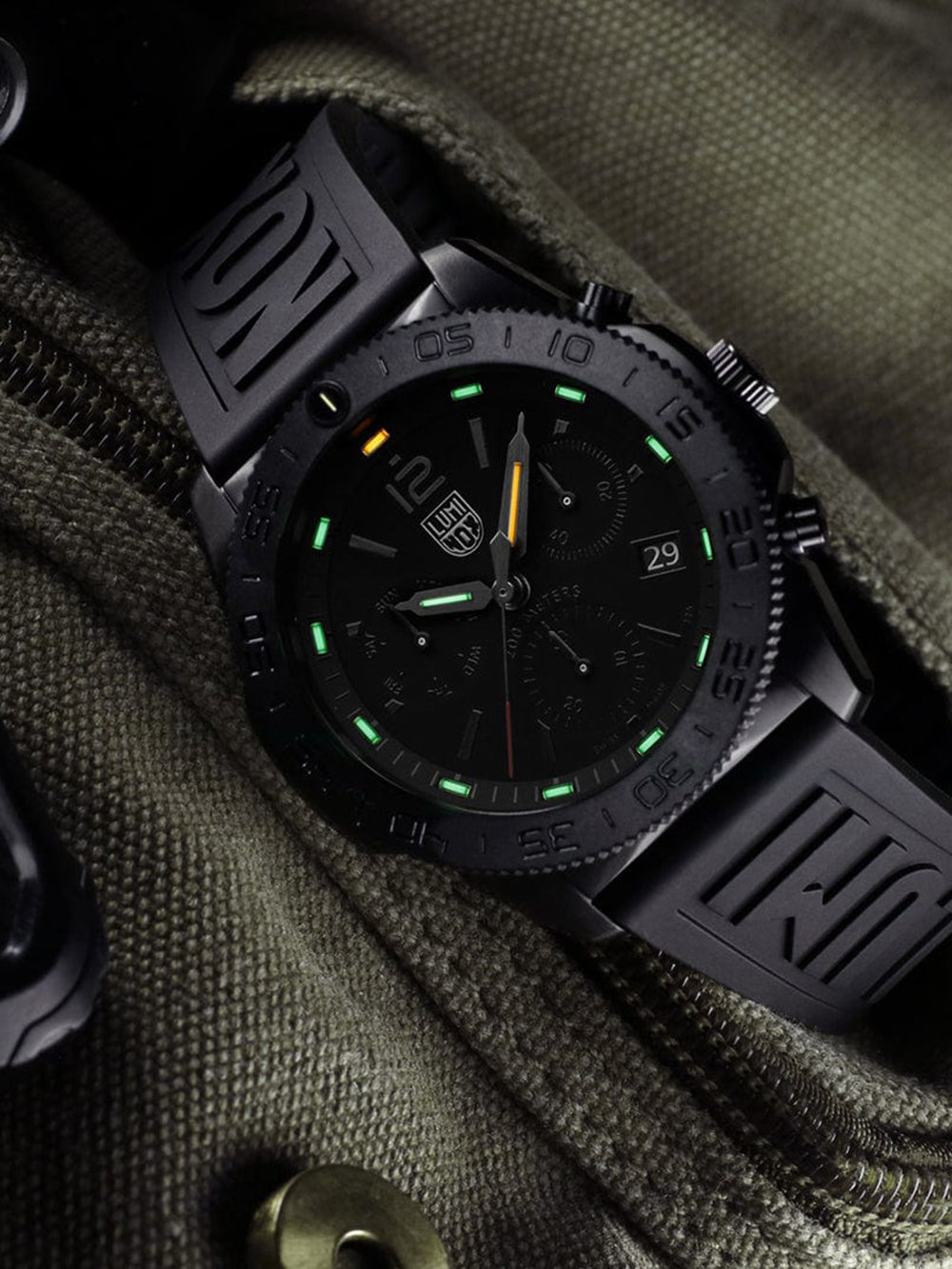 Luminox XS.3141.BO.1 vyriškas laikrodis Pacific Diver Chronograph 44mm 20ATM