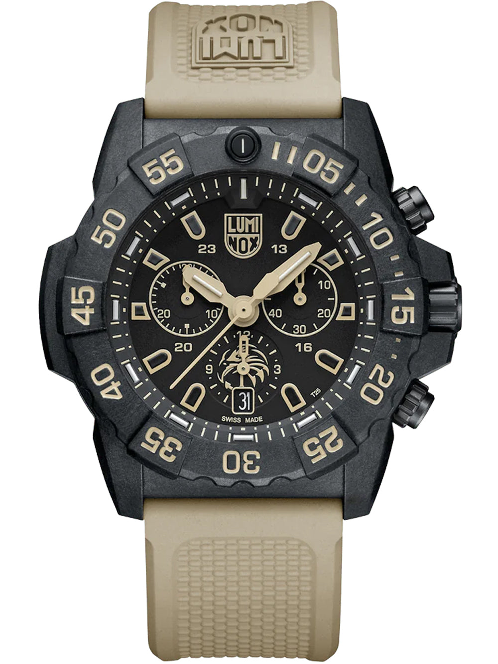 Luminox XS.3590.NSF.SET vyriškas laikrodis Navy Seal Foundation Chronograph Set 45mm 20ATM