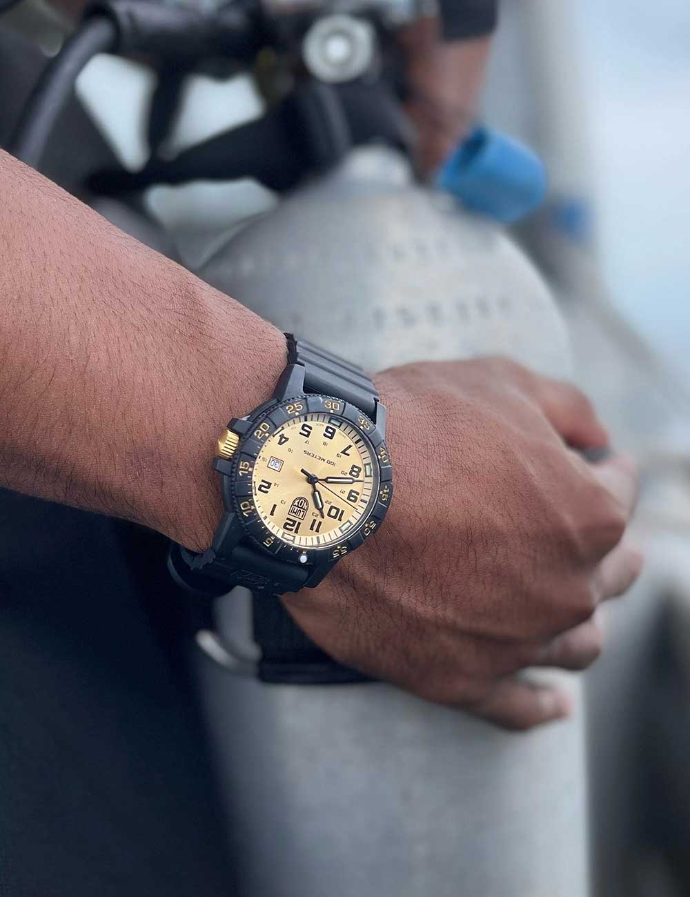 Luminox XS.0325.GP vyriškas laikrodis Leatherback Sea Turtle Giant 44mm 100M