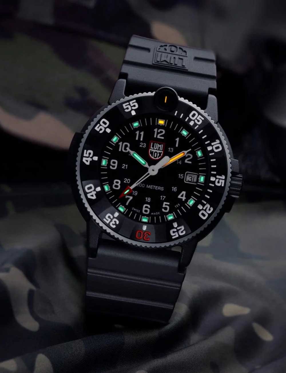 Luminox XS.3001.H.SET vyriškas laikrodis Navy Seal Original 43mm 20ATM