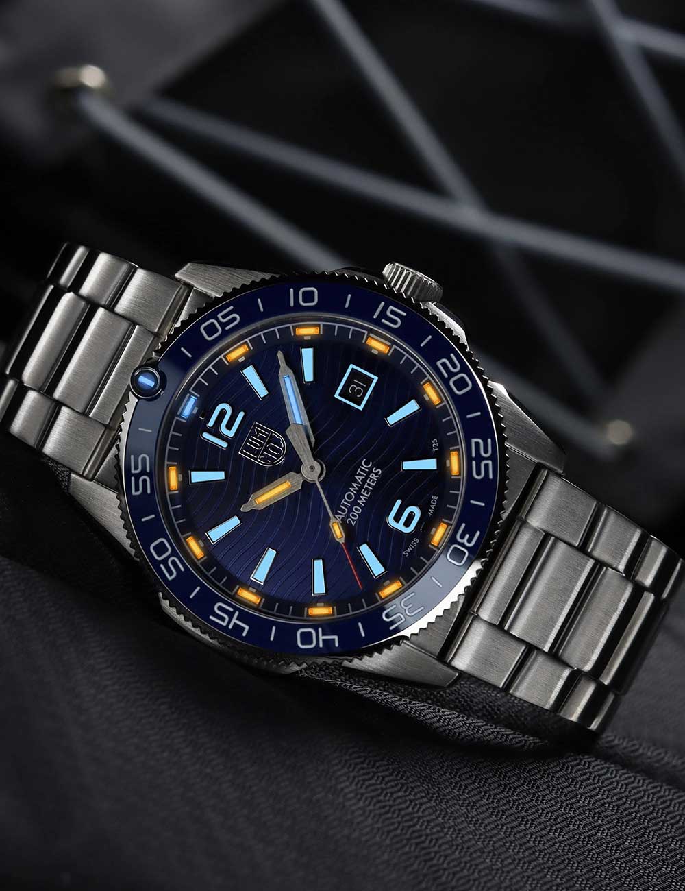 Luminox XS.3104 vyriškas laikrodis Pacific Diver Automatic 42mm 20ATM