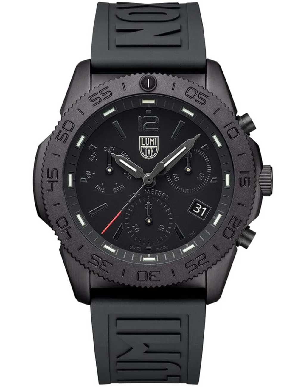 Luminox XS.3141.BO.1.SET vyriškas laikrodis Pacific Diver Chronograph 44mm 20ATM