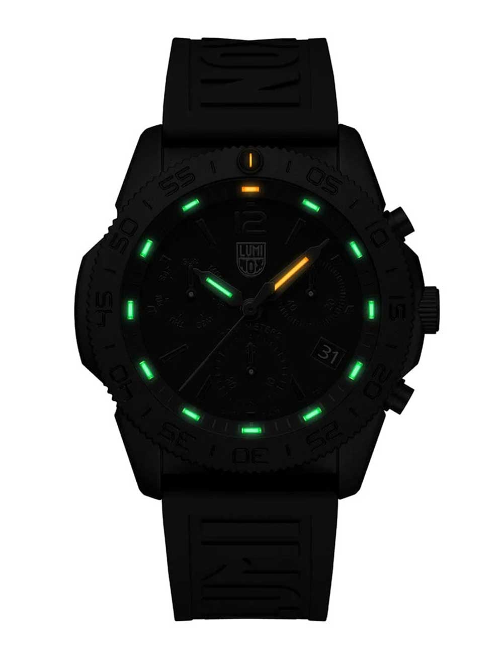 Luminox XS.3141.BO.1.SET vyriškas laikrodis Pacific Diver Chronograph 44mm 20ATM