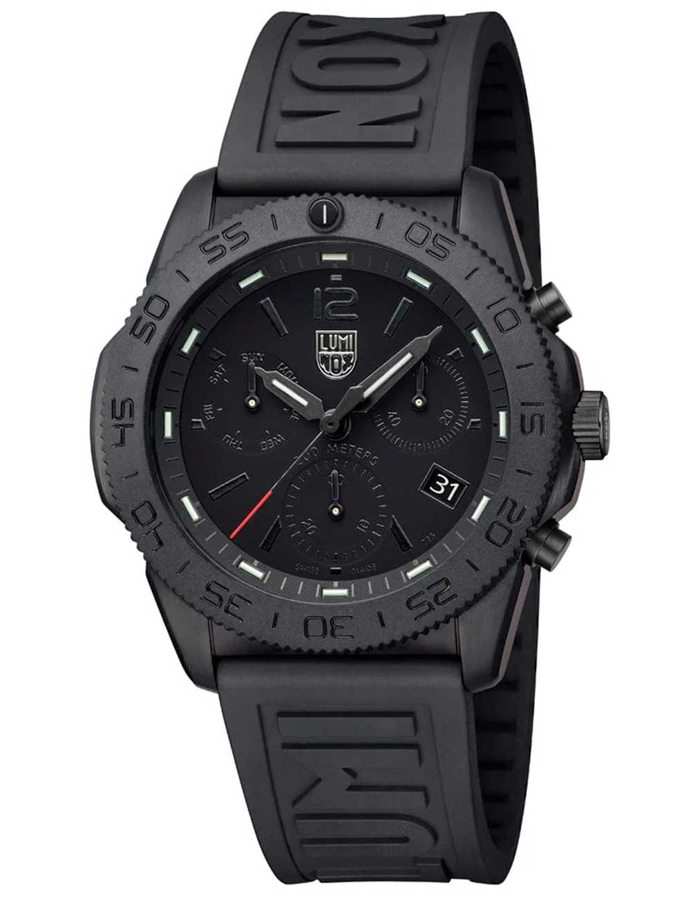 Luminox XS.3141.BO.1.SET vyriškas laikrodis Pacific Diver Chronograph 44mm 20ATM