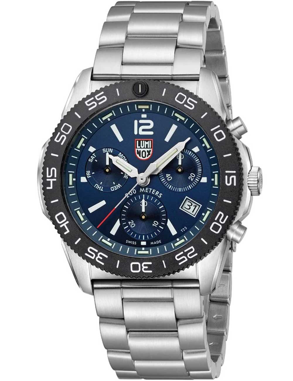 Luminox XS.3144 vyriškas laikrodis Pacific Diver Chronograph 44mm 20ATM