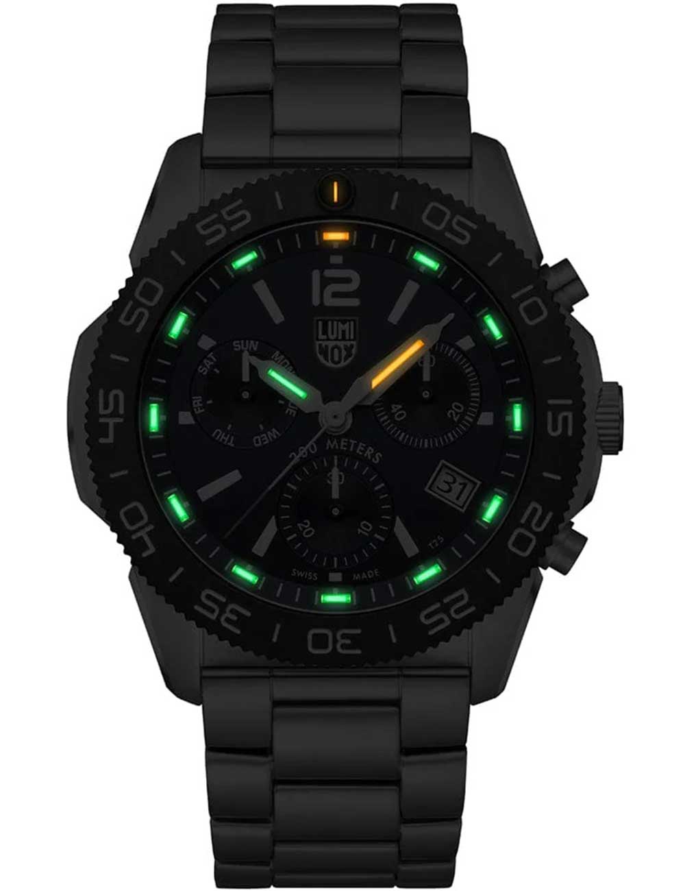 Luminox XS.3144 vyriškas laikrodis Pacific Diver Chronograph 44mm 20ATM