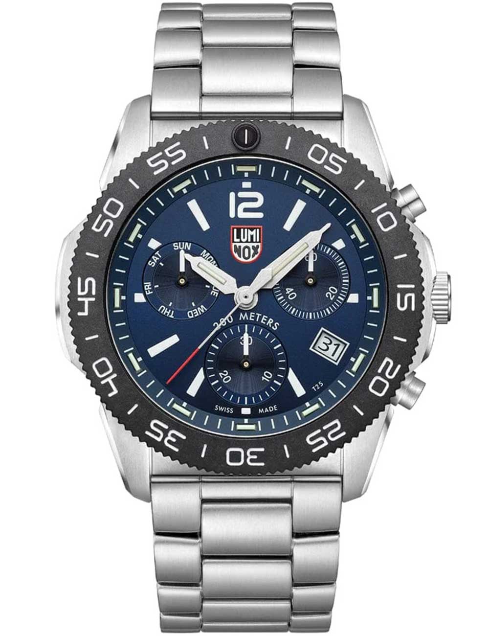 Luminox XS.3144 vyriškas laikrodis Pacific Diver Chronograph 44mm 20ATM