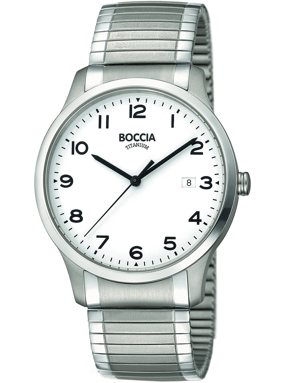 Boccia 3616-01 men`s laikrodis Titaninis 39mm 5ATM