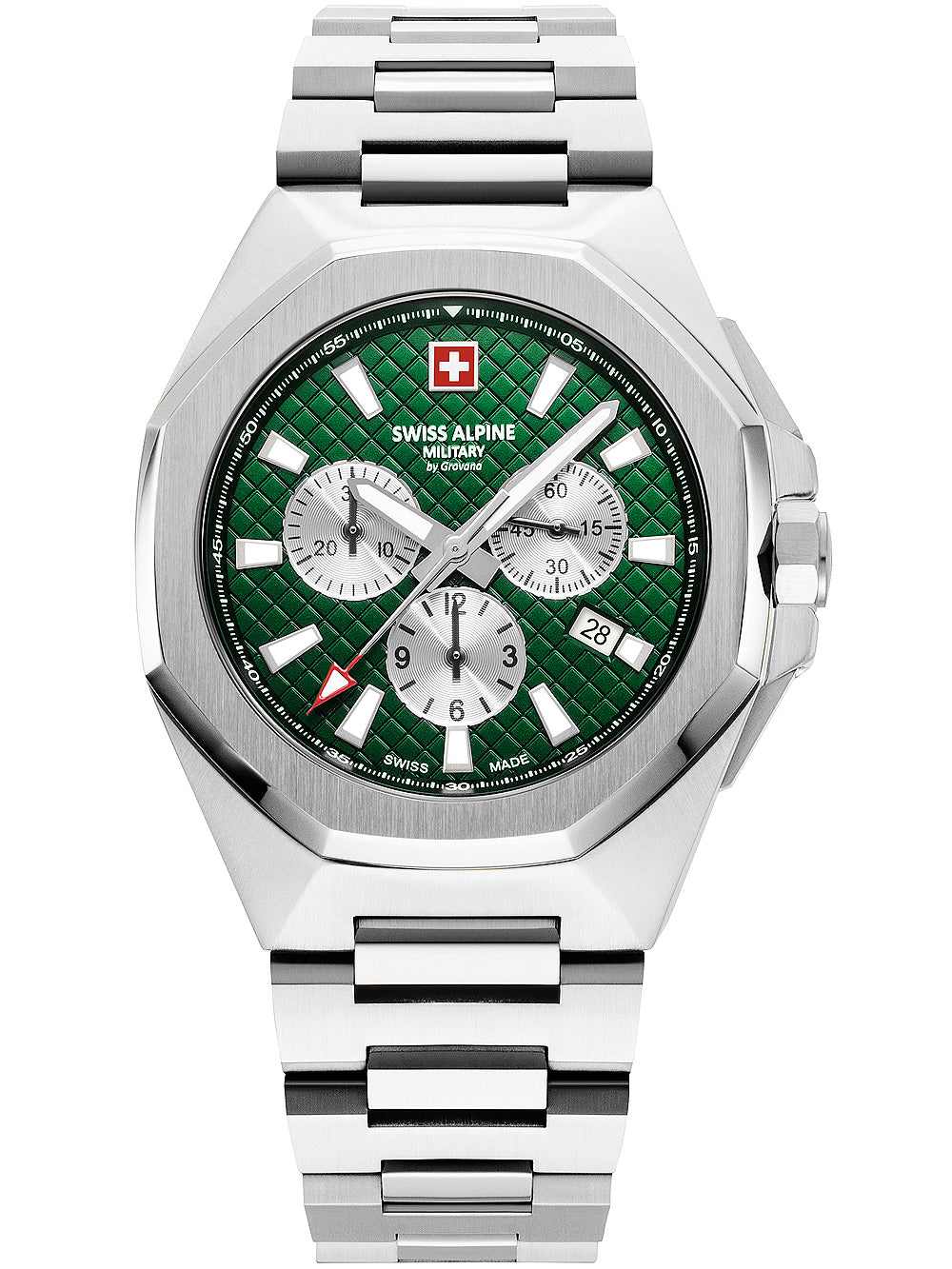 Swiss Alpine Military 7005.9134 Typhoon Vyriškas Chronografas 42mm 10ATM