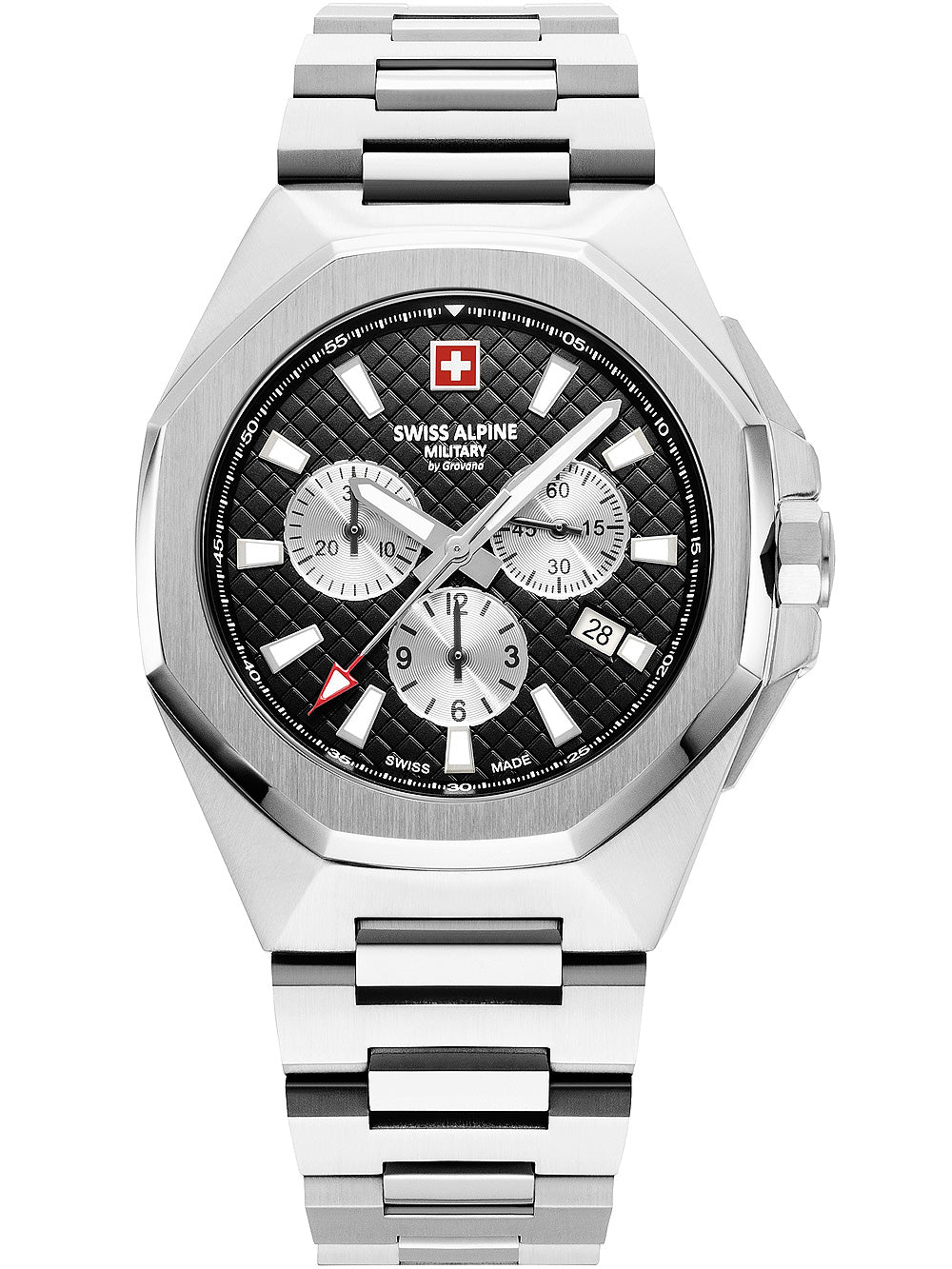 Swiss Alpine Military 7005.9137 Typhoon Vyriškas Chronografas 42mm 10ATM