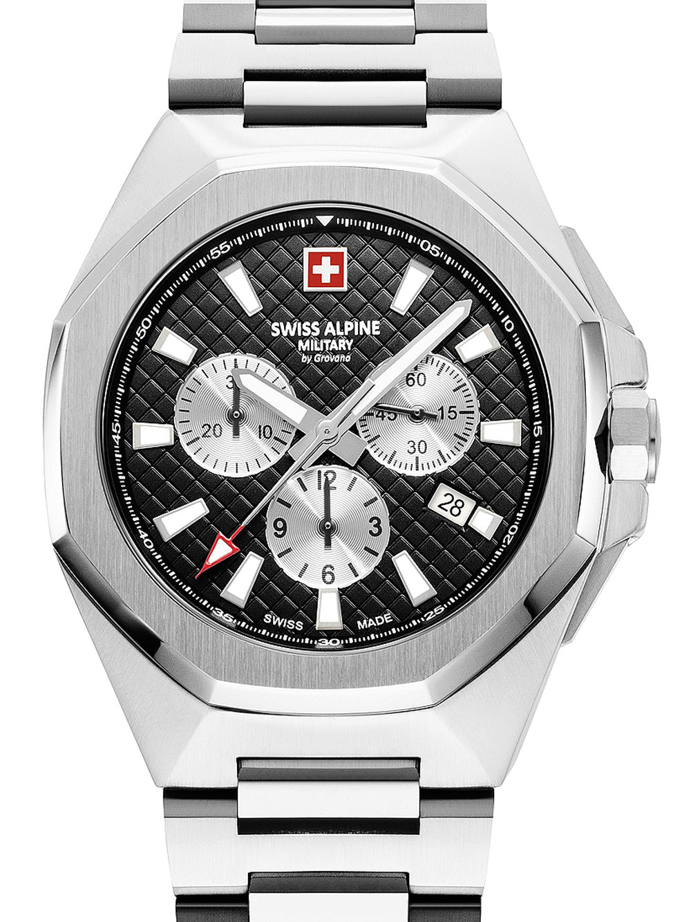 Swiss Alpine Military 7005.9137 Typhoon Vyriškas Chronografas 42mm 10ATM