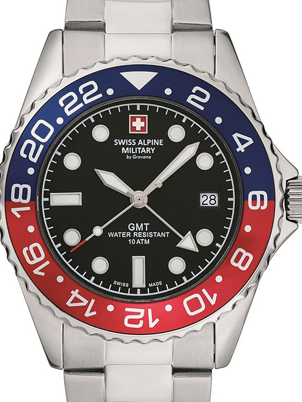 Swiss Alpine Military 7052.1131 men`s laikrodis 42mm 10ATM