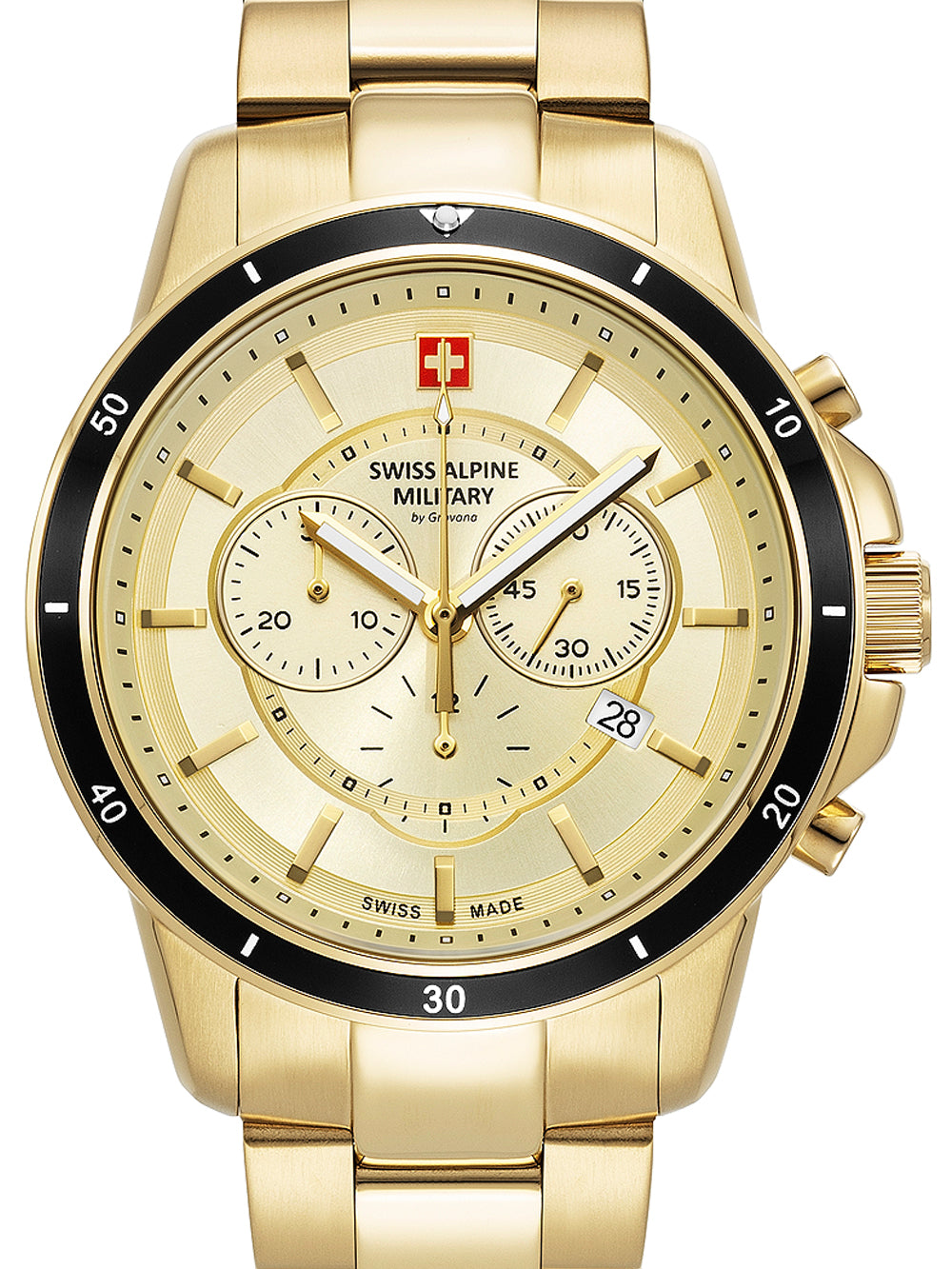Swiss Alpine Military 7089.9111 Chronografas Vyriškas laikrodis 44mm 10ATM