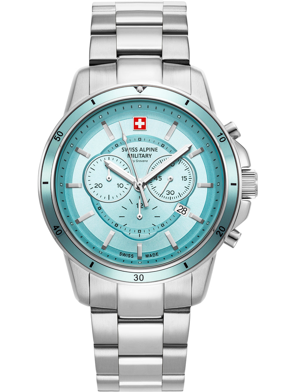 Swiss Alpine Military 7089.9131 Chronografas Vyriškas laikrodis 44mm 10ATM