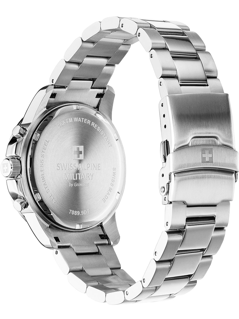 Swiss Alpine Military 7089.9131 Chronografas Vyriškas laikrodis 44mm 10ATM